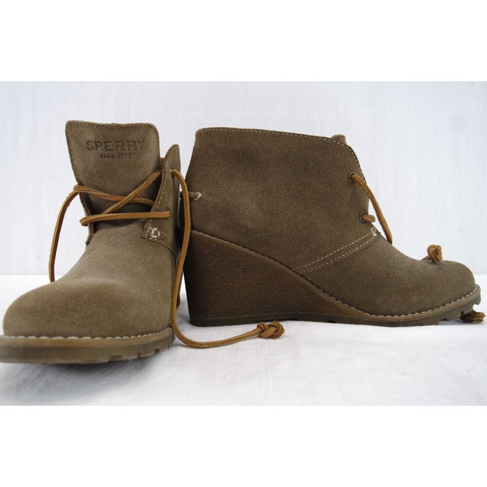 Sperry Women's Size 7 Wedge Leather Boots